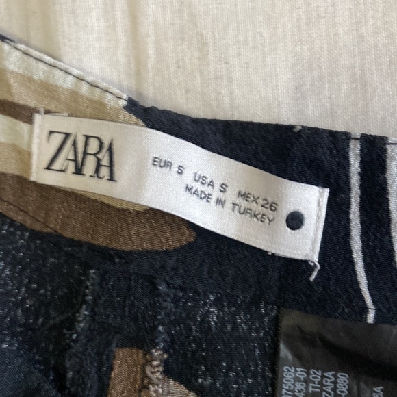 Zara printed wide-leg pants - Picture 6 of 6